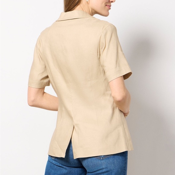 Evereve Grayson Short Sleeve Blazer - Picture 3 of 10